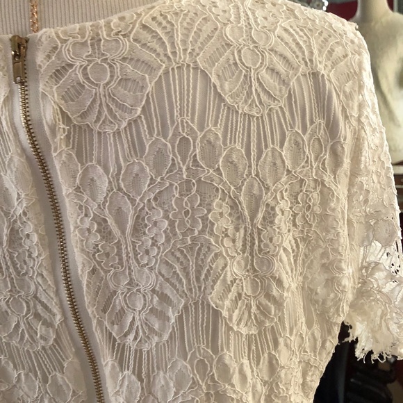 White Lace Blouse - Picture 6 of 13